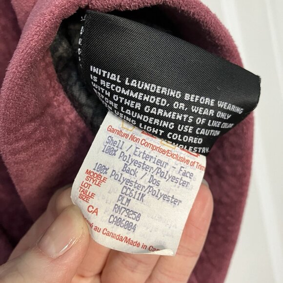 Country Clothing Pink Faux Suede Vest Womens Snap Button Made in Canada - Picture 4 of 7